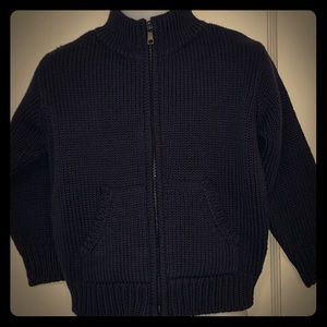 NWT Boys cotton zipper cardigan size 3T